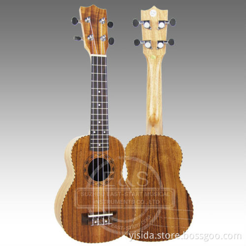 Arched Back 21'' Koa Soprano Ukulele